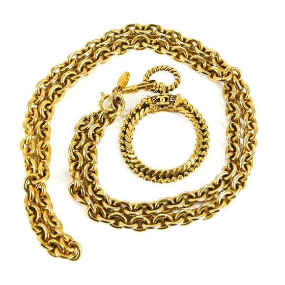 CHANEL Vintage Magnifying Glass Necklace - Picture 3 of 7